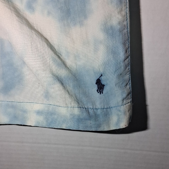 Polo by Ralph Lauren Blue Tie-Dye Kids Swim Trunks - Picture 3 of 6